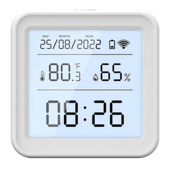 Tuya Climate Sensor with Backlit LCD ZTH08