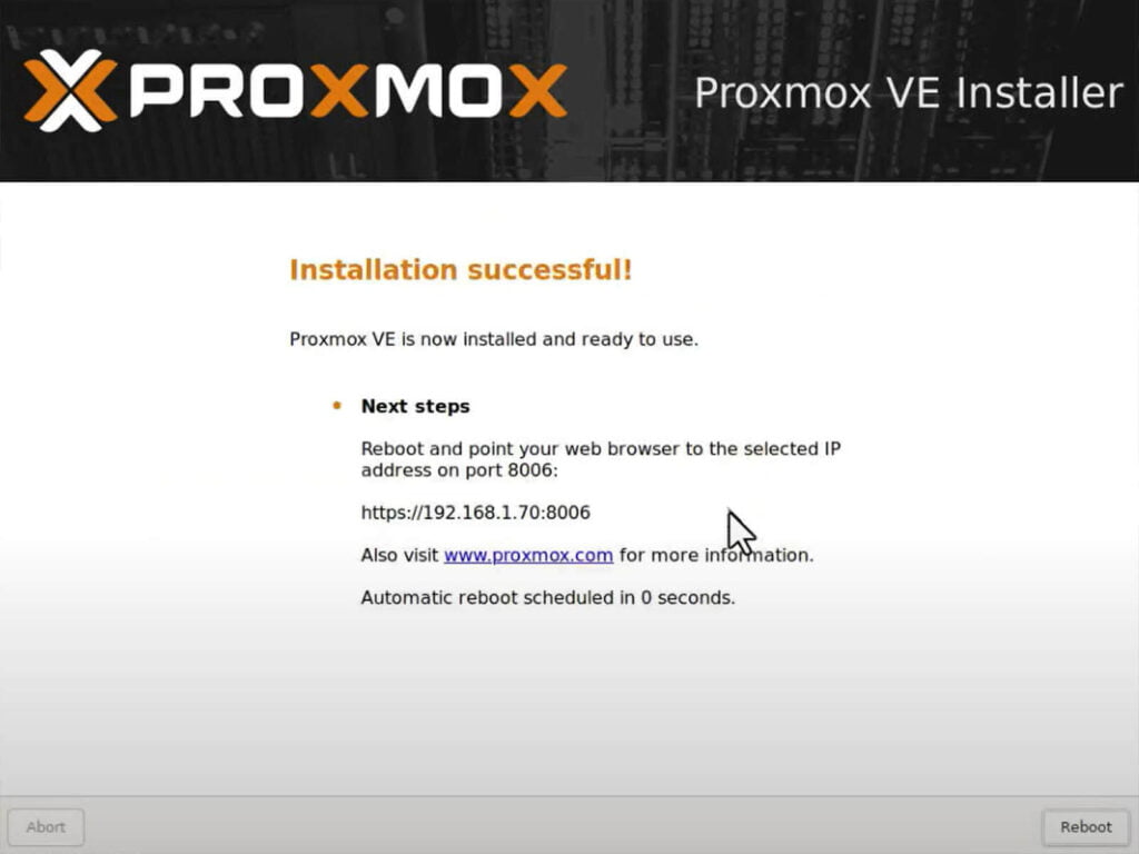 Proxmox 8 Home Assistant OS Install: Finished