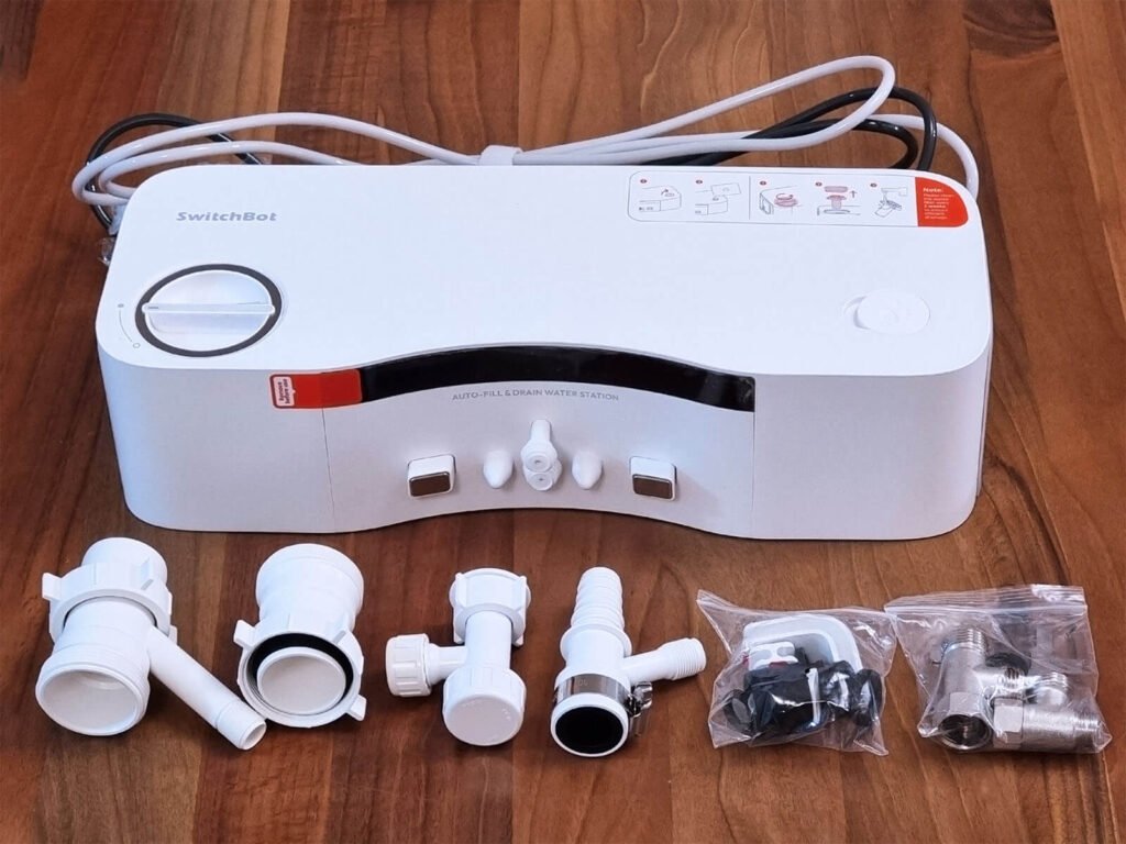 SwitchBot S10 Robot Vacuum Review: Wet Station with Adapters