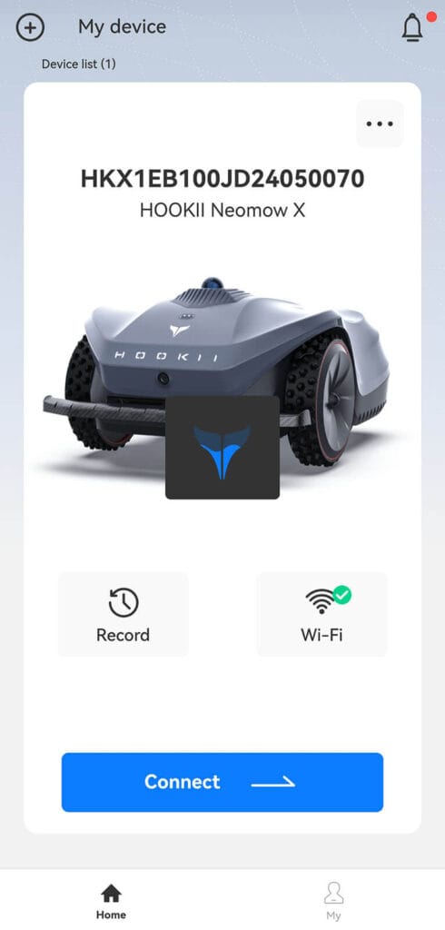 HOOKII Neomow X Robotic Lawn Mower Review by SmartHomeScene: Adding to App Step8